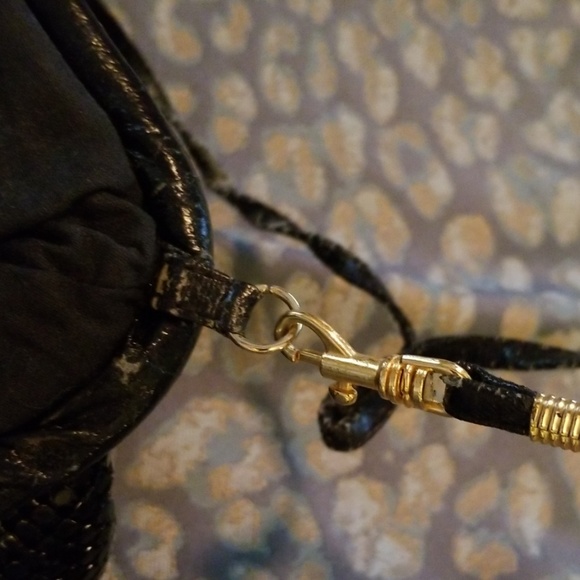 2/$25 Black Beaded Metal Vintage Evening Bag - Picture 7 of 7